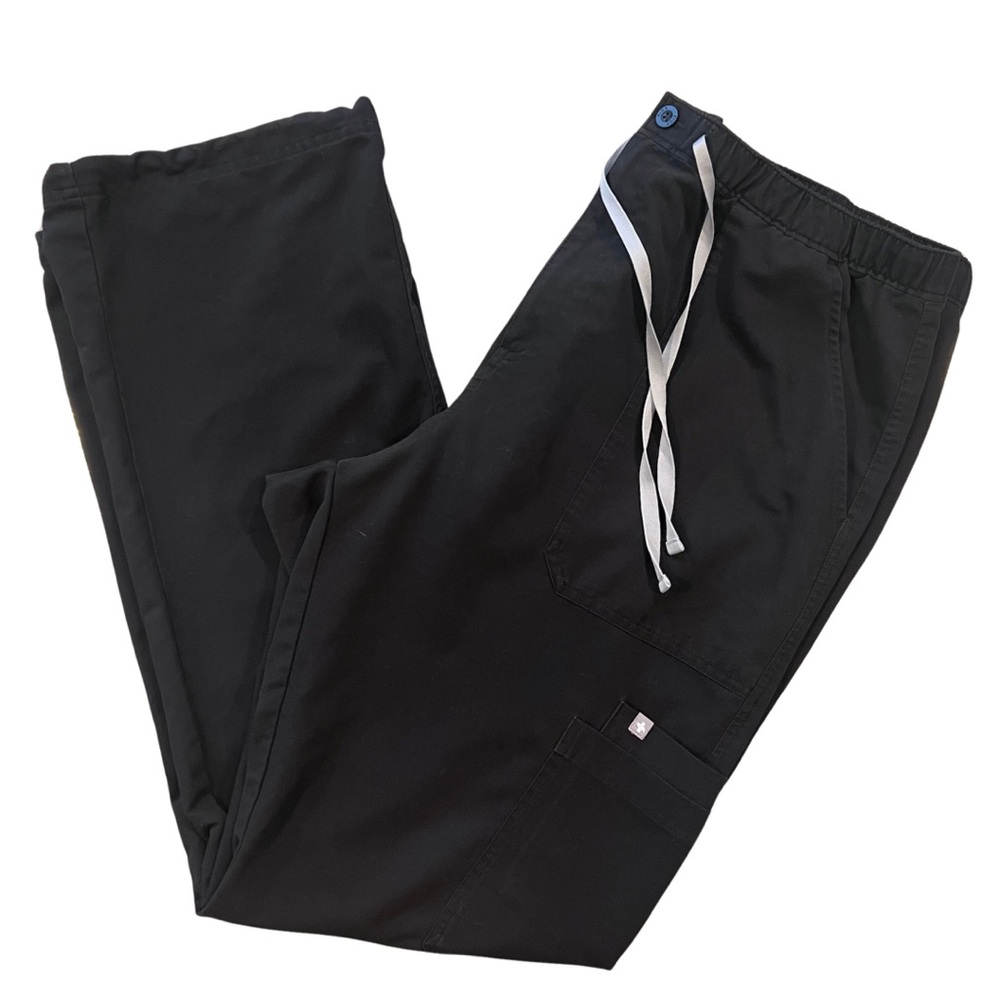 FIGS Technical Collection Black Scrub Pants TM3001 Size XXL Straight Leg